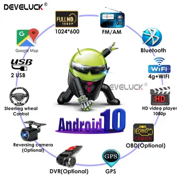 Android 10.0 Auto 2Din Radio Multimedia Player video Pentru KIA PICANTO Dimineață 2011 2012 2013 Navigatie GPS 2 Din stereo DVD