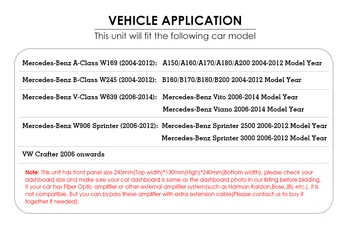 Android 10 DSP Auto Radio DVD Auto GPS Pentru Mercedes Benz Clasa B B200 W169 W245 Viano W639, Vito Sprinter B170 Unitate Stereo USB