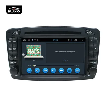 Android 4.4 Auto Navigatie GPS DVD Player Pentru Benz W203 S160 sistem 2001+auto jucător de radio Stereo multimedia unitate recorder