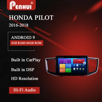 Android DVD Auto Pentru Honda Pilot ( 2016-2018) Radio Auto Multimedia Player Video de Navigare GPS Android 10.0 Dublu DIn