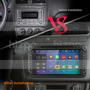 Android10.0 Mașină player Multimedia 2 Din DVD Auto Pentru VW/Volkswagen/Golf/Polo/Tiguan/Passat/b7/b6/SEAT/leon/Skoda/Octavia RadioGPS