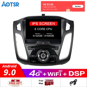 Android9.0 gps Auto multimedia player Radio Pentru Ford Focus 2012-2019 mașină de Navigare GPS multimedia radio, DVD player unitate dsp