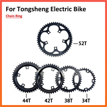 Angrenaj cu Lanț Inel pentru Tongsheng TSDZ2 Mid-Motor de acționare Biciclete Electrice Biciclete E-bike Negru Durabil Accesorii pentru Roți