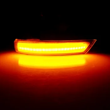 ANGRONG 2 Amber LED-uri Dinamice Aripa Oglinda Turn Semnal de Lumină se Potrivesc pe Ford Focus MK 2 3 4 Mondeo