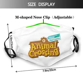 Animal Crossing New Horizons Adult Gura Masca De Fata Noi Frunze Anti Ceata Masca De Praf Cu Filtre De Protecție Mască De Respirat Mufla