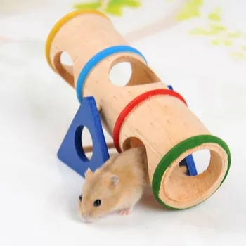 Animale de companie Animale Mici loc de Joaca pentru copii de Lemn Balansoar Jucării pentru Animale Mici Hamster Pitic și Mouse-ul