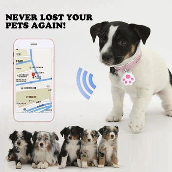 Animale de companie Inteligent GPS Tracker Anti-a Pierdut Impermeabil Bluetooth Tracer Pentru animale de Companie Câine, Pisică Chei, Portofel, Geanta Copii Trackere Guler Accesorii