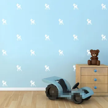 Animale de desene animate bufnita DIY Vinil Autocolante de Perete Pentru Camere de Copii Home Decor Art Decalcomanii 32 Buc Bambi decor adesivo de parede D475