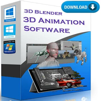 Animație 3D Blender Grafica de Desene animate Design Software DOWNLOAD