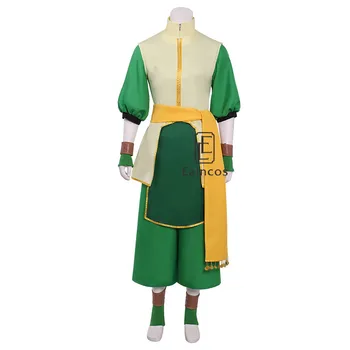 Anime Avatar The Last Airbender Toph Bei Fong Cosplay Costum Halloween Femei Costume Uniforme