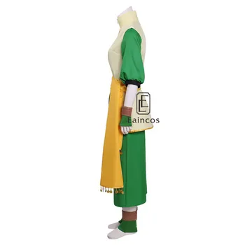 Anime Avatar The Last Airbender Toph Bei Fong Cosplay Costum Halloween Femei Costume Uniforme