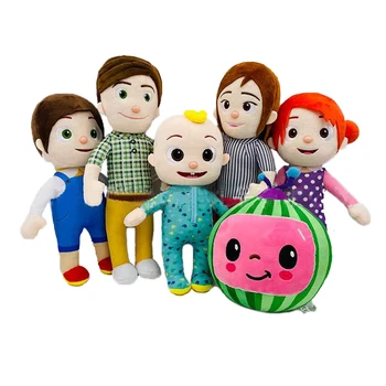 Anime Cocomelon Jucărie de Pluș Serialul TV de Desene animate Familia Cocomelon JJ Familie Sora Fratele Mama Umplute Papusa Jucării pentru Copii Cadouri de Crăciun