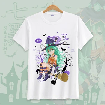 Anime DATA UN LIVE Natsumi t-shirt Cosplay Yoshino Yatogami Tohka t Shirt Anime Tricouri unisex