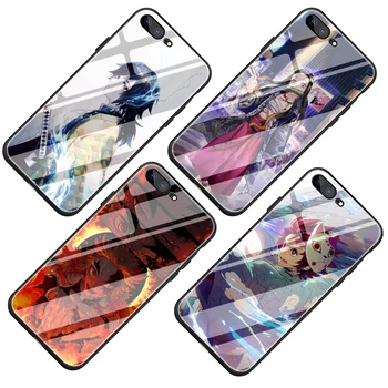 Anime Demon Slayer Kimetsu nu Yaiba Sticla de Caz pentru iphone 5 5s SE 2020 6 6s 7 8 plus X XR XS 11 12 pro Max 12 Mini