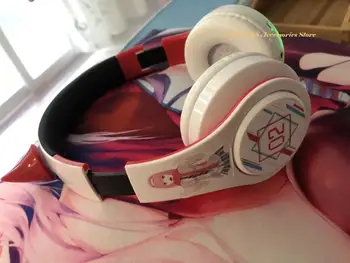 Anime Dragă în FRANXX 02 Zero Doi Wireless Bluetooth setul cu Cască Stereo Confortabil Pliabil Casti pentru Jocuri Cosplay Cadou