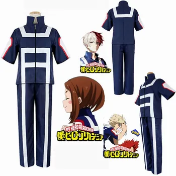 Anime Eroul Meu mediul Academic Midoriya Izuku Costume Cosplay Boku no Hero Academia de Sport Costum de Uniformă de Sport Costume de Halloween