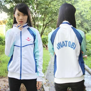 Anime Gratuit! Iwatobi Clubul De Înot Haruka Nanase Cosplay Costum Sacou Hanorac Unisex Liceu Uzura Sport Pentru Barbati Femei Unisex
