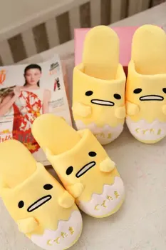 Anime Gudetama Leneș Ou Papuci De Casă Colecție De Păpuși, Jucării De Pluș Pantofi Papusa Cadou Pentru Copii Iubesc Animale De Companie #906