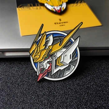 Anime Gundam Barbatos ASW-G-08 Metal Bedge Sac Insigna Lumini de Noapte Butonul Broșă Pin Suvenir Costum de Recuzită Cosplay Ornament Cadou