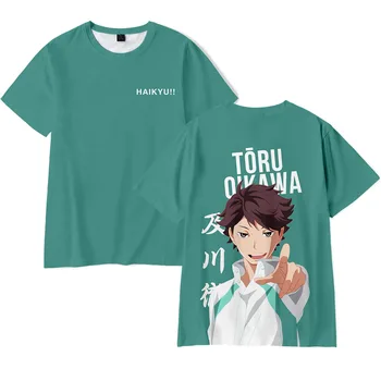 Anime Haikyuu Cosplay Costum Hinata Shoyo Kageyama Tobio Kuroo Tetsurou Oikawa Tooru 3D Tricou Unisex Amuzant Tshirt Graphic Tee