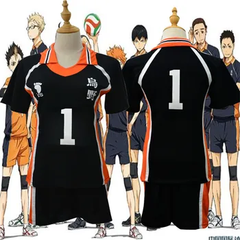 Anime Haikyuu Cosplay Costum Karasuno Liceu Volei Club Hinata Syouyou Kageyama Tobio esportiva Sport uniformă
