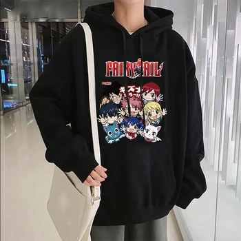 Anime Hanorace Fairy Tail Pulover Hoodies Tricou Barbati Moda Hip-Hop Hoodie Streetwear Topuri