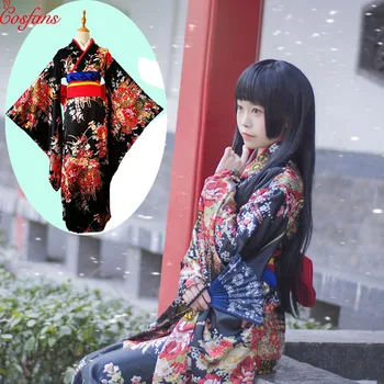 Anime Iad Fata Supia-yisol sa convenabilă Shoujo Enma Ai Cosplay Costum Kimono Japonez Menajera Lolita Costum Printesa Rochie de Vestidos noi