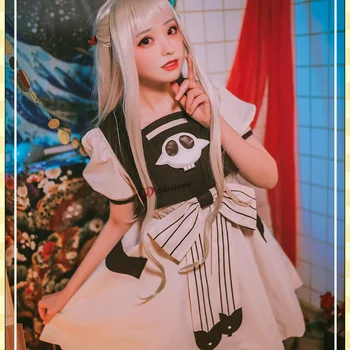 Anime Jibaku Shounen Hanako Kun Cosplay Nene Yashiro Peruca Cosplay Costum Femei Toaletă Legat Hanako-Kun Rochie Pentru Petrecerea De Halloween