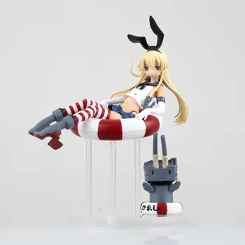 Anime Kanta! Colecție Shimakaze Ture de Înot Ver PVC figurina de Colectie Model de păpușă jucărie 15cm