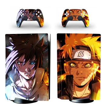 Anime Naruto PS5 Disc Standard Edition Piele Autocolant Decal Acoperire pentru PlayStation 5 Console & Controlere PS5 Piele Autocolant Vinil