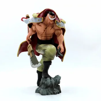 Anime One Piece Alb Barba Pirat Edward Newgate Lupta Ver. PVC Figura Model de Jucărie