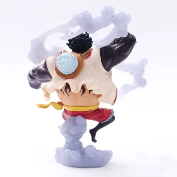 Anime One Piece Rege Al Artistului Pe Om Legat de Treapta a Patra Monkey D Luffy PVC figurina de Colectie Model pentru Copii Jucarii Papusa de 20 cm
