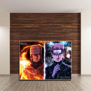 Anime poster Naruto desene animate panza pictura Japoneză anime wall art print Cuadros de imagine pentru camera de zi de decorare acasă