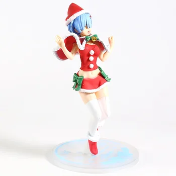 Anime Re:Viața Într-O Lume Diferită De Zero Rem Ram De Crăciun, Haine De Iarnă Ver. PVC Figura de Acțiune de Colectare de Jucării Model de Papusa