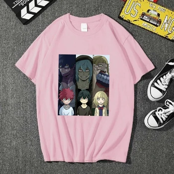 Anime-ul japonez Eroul Meu mediul Academic Liga de Raufacatori Prined T-Shirt Streetwear Vara Tricou Supradimensionat HipHop