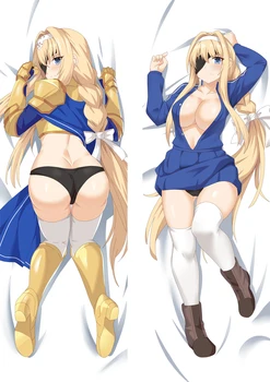 Anime-ul Sword Art Online Pernă Acoperă Dakimakura Cazul de Fata Sexy 3D față-verso Pat Îmbrățișându Corp față de Pernă 10