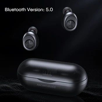 Anomoibuds Capsulă de căști Bluetooth 5.0 Căști TWS casti Wireless Handsfree Sport Căști