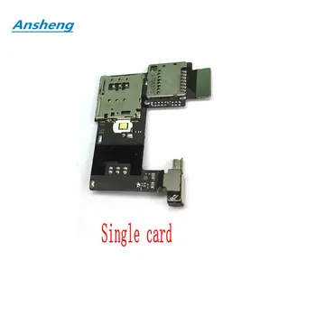 Ansheng Slot pentru Card SIM Tray Holder Reader Flex Cablu pentru Motorola MOTO G2 XT1068 XT1069 Telefon Mobil