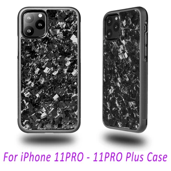 Anti-alunecare de Acoperire Caz Real de Lux Falsificate Fibra de Carbon pentru iPhone 11 cu TPU Moale pentru iPhone 11Pro 11Pro Max Cazul