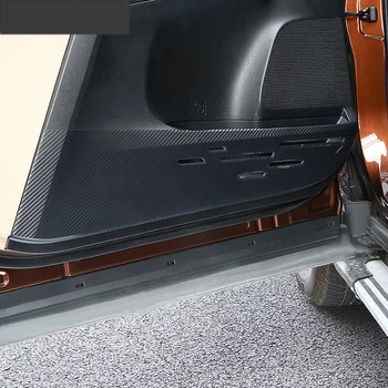 Anti kick Pad Portiera Film autocolant Usa de interior Autocolante Fibra de Carbon Peliculă de Protecție Autocolant Pentru Toyota RAV4 RAV-4 2013-2018