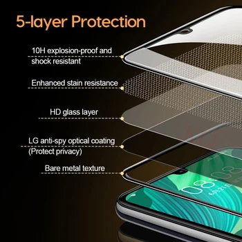 Anti-spy Sticla Temperata pentru Huawei Nova 5 Pro 5i Anti-Peep de Confidențialitate Ecran Protector pentru Onoare 9X Pro 7X 20 10 9 Lite 20 9i Pro