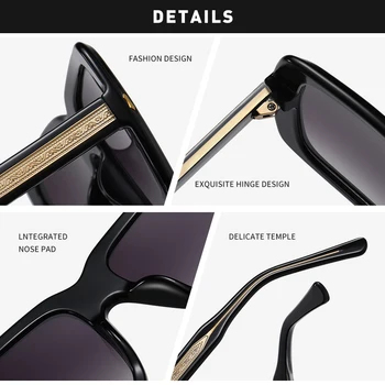 AOFLY Pătrat ochelari de Soare pentru Femei Brand de Lux de Design de Moda Supradimensionate de Conducere Nuante de sex Feminin Doamnelor ochelari de Soare zonnebril dames