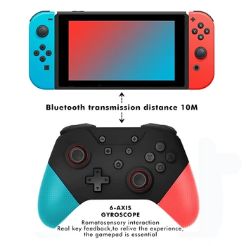 AOLION Pentru Nintendo Comutator Pro Controller Wireless Gamepad Joystick-ul Cu NFC Și 3D joystick Bluetooth Pad Joc