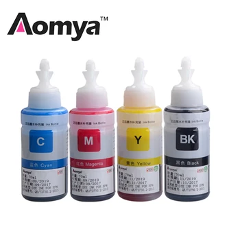 Aomya Vopsea Cerneala Refill Kit 4*70 ml Cerneala pentru Epson L486 /L355 L300 L100 L110 L200 L210 L120 L130 L1300 L220 L310 L365