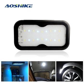 AOSHIKE 1BUC Auto Interior, Lumina LED Lumina Plafon Auto Lumina de Citit Magnet Lampă de Tavan Universal Interior Vehicul de Încărcare USB