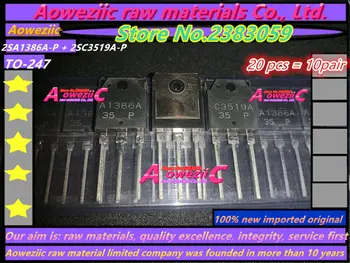 Aoweziic 2018+ noi originale importate 2SA1386A-P 2SC3519A-P 2SA1386A 2SC3519A A1386A C3519A SĂ-247 Amplificator de Putere Tranzistor
