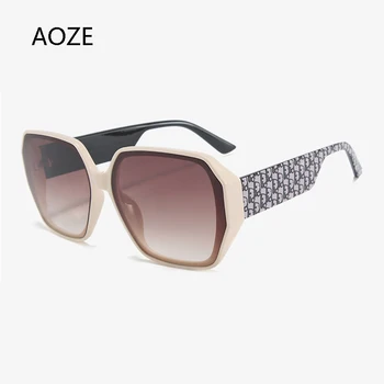 AOZE 2020 de Lux Retro ochelari de soare patrati doamnelor de Inalta Calitate cadru Elegant doamnelor ochelari de soare moda gradient de sex feminin de ochelari UV