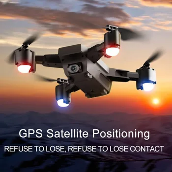 Aparat de Fotografiat profesional Drone Dublu 1080P GPS Quadcopter FPV RC Drone S20 Cu Live Video Și să se Întoarcă Acasă Pliabil RC Quadrocopter