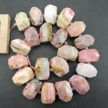 APDGG Naturale Fatetate Roz Opal Nugget Piatră prețioasă Margele Vrac 16