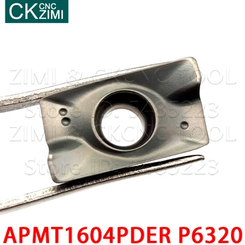 APMT1604PDER P6320 APMT 1604 PDER carbură de a introduce instrumentul de cotitură frezat introduce CNC metal strung instrument de frezat instrument de tăiere pentru oțel